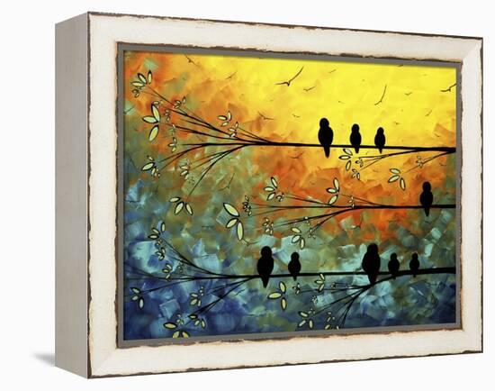 Birds of a Feather-Megan Aroon Duncanson-Framed Premier Image Canvas