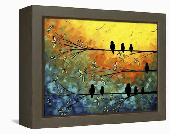 Birds of a Feather-Megan Aroon Duncanson-Framed Premier Image Canvas