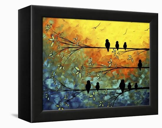 Birds of a Feather-Megan Aroon Duncanson-Framed Premier Image Canvas