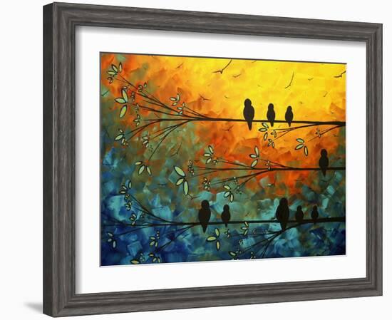 Birds Of A Feather-Megan Aroon Duncanson-Framed Art Print