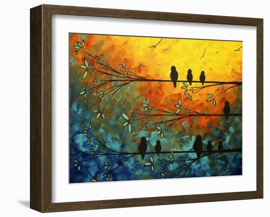 Birds Of A Feather-Megan Aroon Duncanson-Framed Art Print