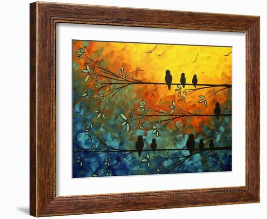 Birds Of A Feather-Megan Aroon Duncanson-Framed Art Print