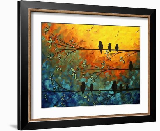 Birds Of A Feather-Megan Aroon Duncanson-Framed Art Print