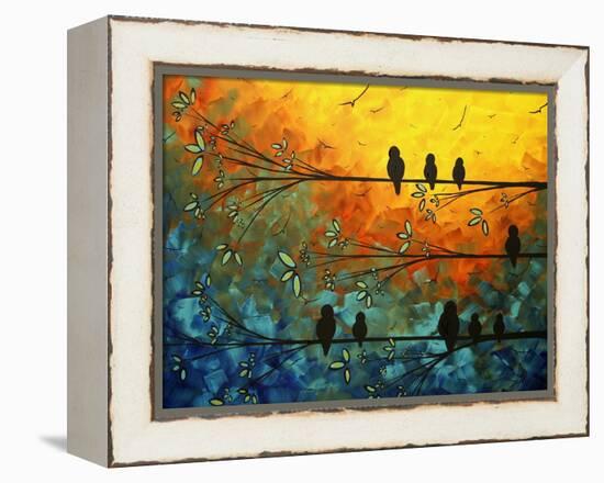 Birds Of A Feather-Megan Aroon Duncanson-Framed Stretched Canvas