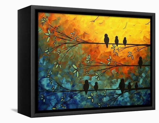 Birds Of A Feather-Megan Aroon Duncanson-Framed Stretched Canvas