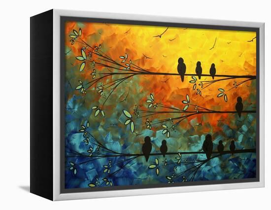 Birds Of A Feather-Megan Aroon Duncanson-Framed Stretched Canvas