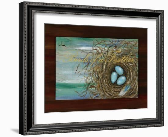 Birds of a Feather-Gigi Begin-Framed Giclee Print