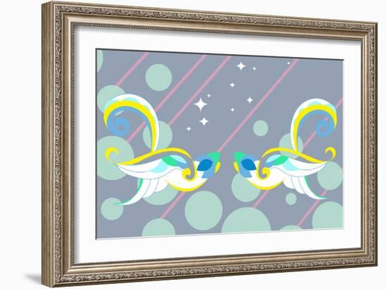 Birds of Love-null-Framed Art Print