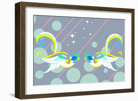 Birds of Love-null-Framed Art Print