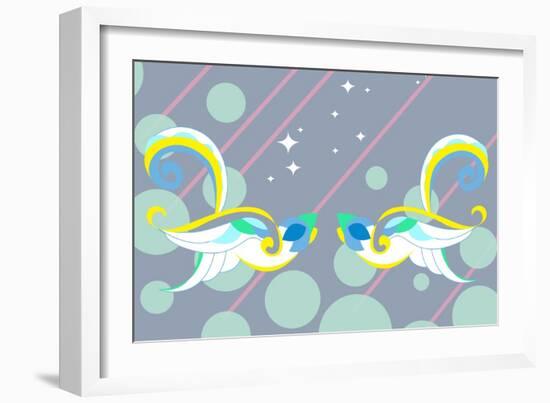 Birds of Love-null-Framed Art Print