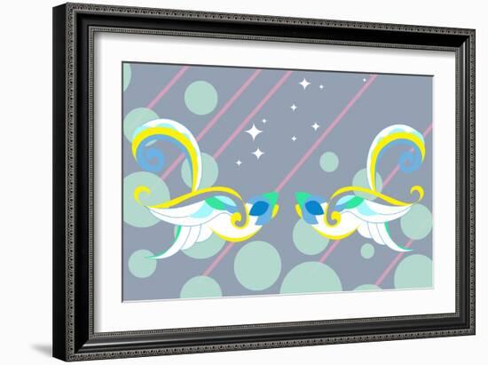 Birds of Love-null-Framed Art Print