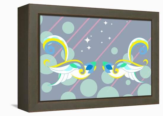 Birds of Love-null-Framed Stretched Canvas