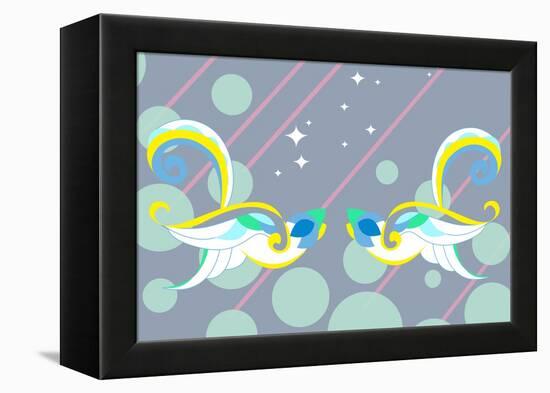 Birds of Love-null-Framed Stretched Canvas