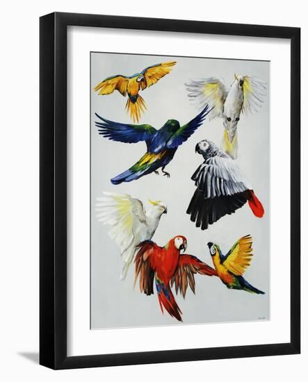 Birds of Paradise-Sydney Edmunds-Framed Giclee Print