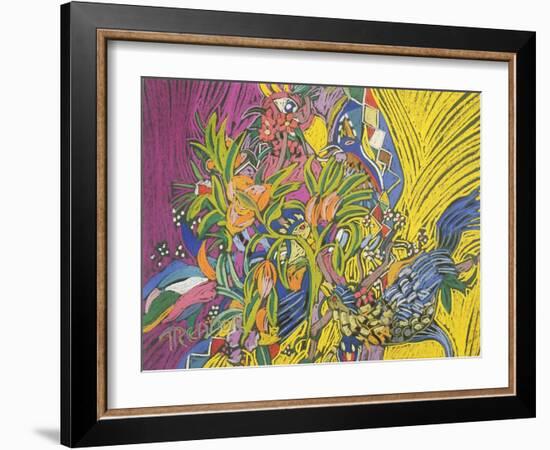 Birds of Paradise-Frances Treanor-Framed Giclee Print