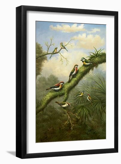 Birds of Plenty-Bilben-Framed Art Print