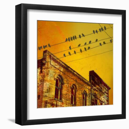 Birds on a Wire I-James McMasters-Framed Art Print