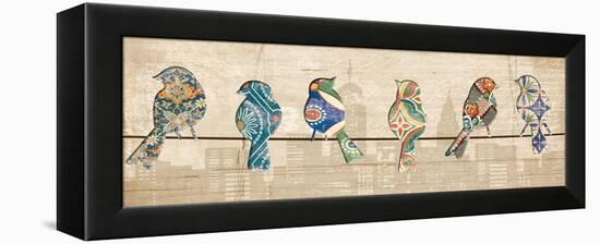 Birds on a Wire Mate-Piper Ballantyne-Framed Stretched Canvas