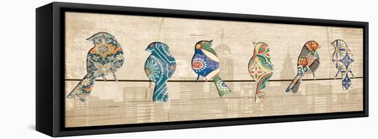 Birds on a Wire Mate-Piper Ballantyne-Framed Stretched Canvas