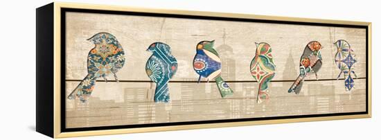 Birds on a Wire Mate-Piper Ballantyne-Framed Stretched Canvas