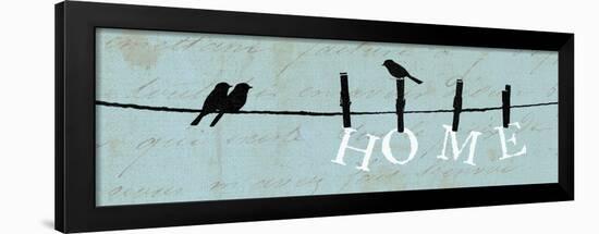 Birds on a Wire-Pela Design-Framed Art Print