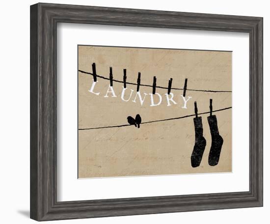 Birds on a Wire-Pela Design-Framed Art Print