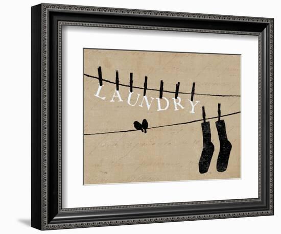 Birds on a Wire-Pela Design-Framed Art Print