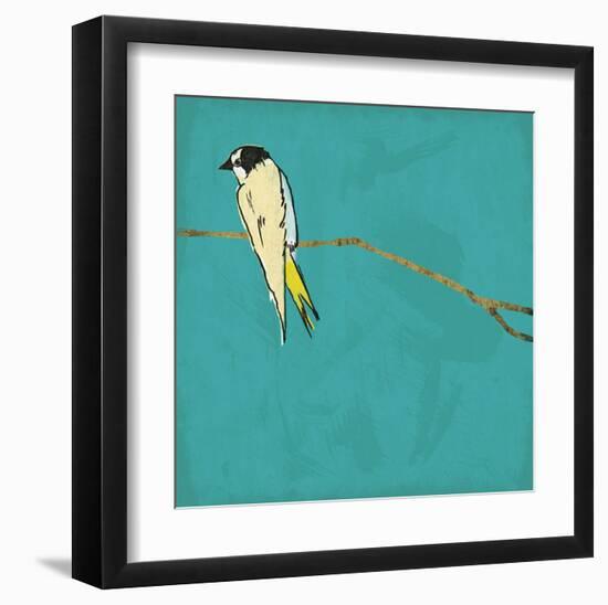 Birds On Branch-Jace Grey-Framed Art Print