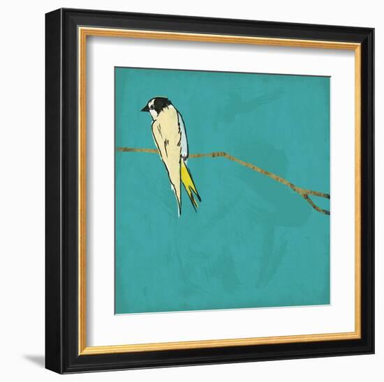 Birds On Branch-Jace Grey-Framed Art Print