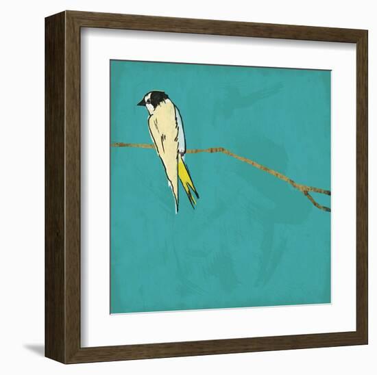 Birds On Branch-Jace Grey-Framed Art Print