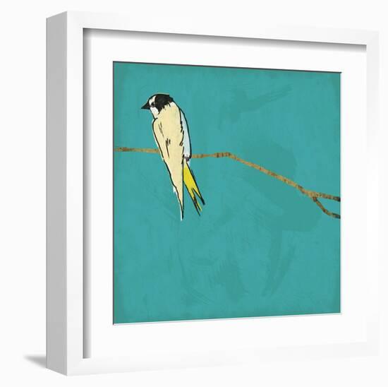 Birds On Branch-Jace Grey-Framed Art Print