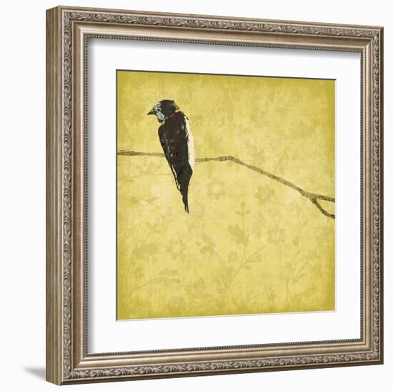 Birds On Branch-Jace Grey-Framed Art Print