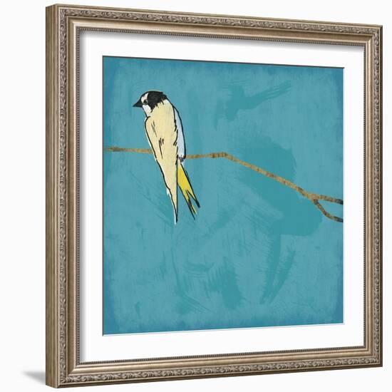 Birds On Branch-Jace Grey-Framed Art Print