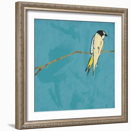 Birds On Branch-Jace Grey-Framed Art Print