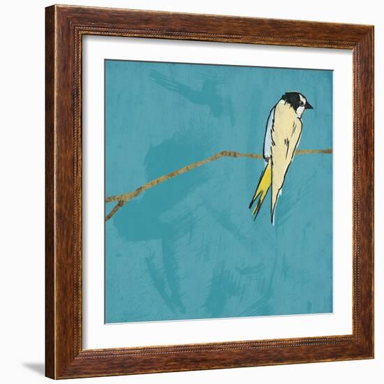 Birds On Branch-Jace Grey-Framed Art Print