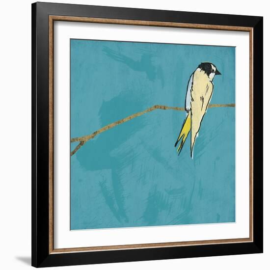 Birds On Branch-Jace Grey-Framed Art Print