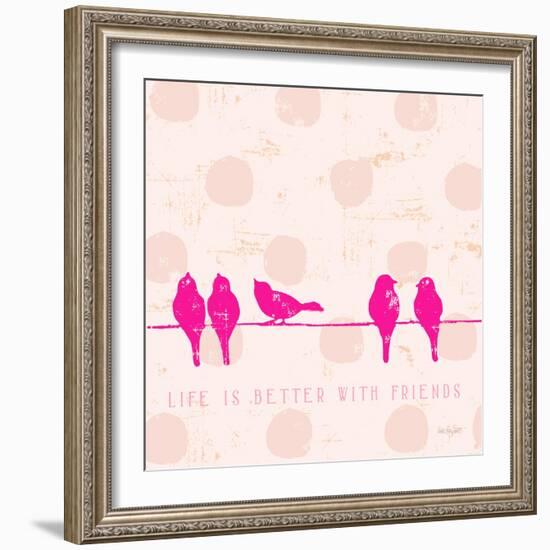 Birds on Wire-Lola Bryant-Framed Art Print