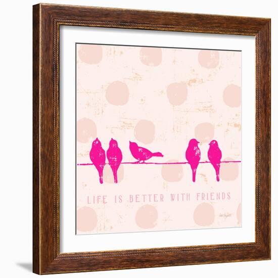 Birds on Wire-Lola Bryant-Framed Art Print