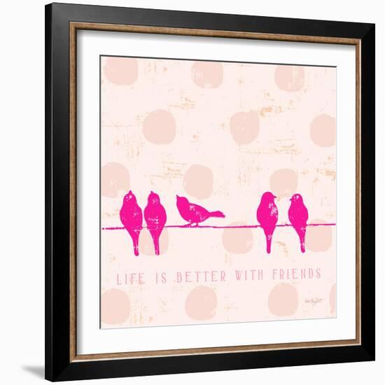 Birds on Wire-Lola Bryant-Framed Art Print