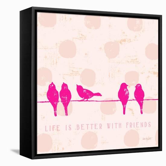 Birds on Wire-Lola Bryant-Framed Stretched Canvas