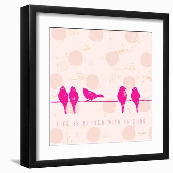 Birds on Wire-Lola Bryant-Framed Art Print