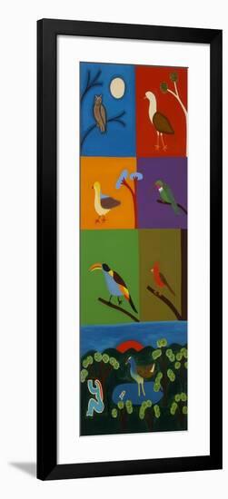 Birds That Visit the Valley of Bogota, 2008-Cristina Rodriguez-Framed Giclee Print