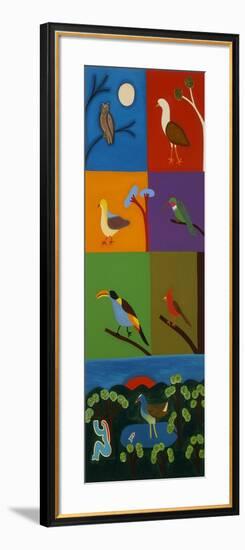 Birds That Visit the Valley of Bogota, 2008-Cristina Rodriguez-Framed Giclee Print