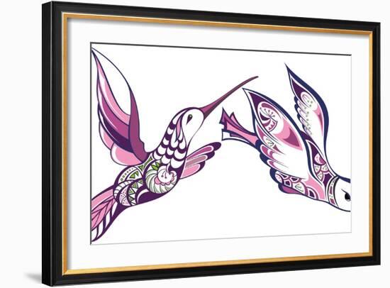 Birds-worksart-Framed Art Print