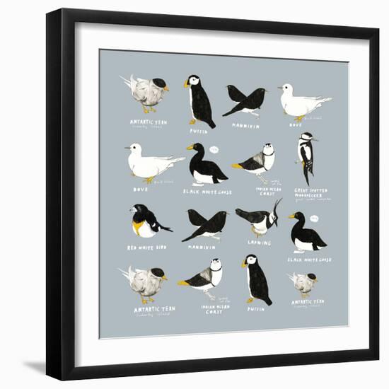 Birds-Hanna Melin-Framed Giclee Print