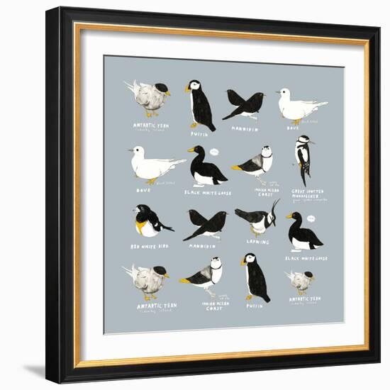 Birds-Hanna Melin-Framed Giclee Print