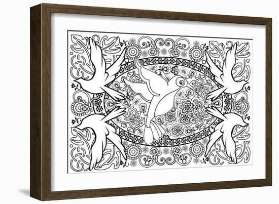 Birds-Art House Design-Framed Giclee Print