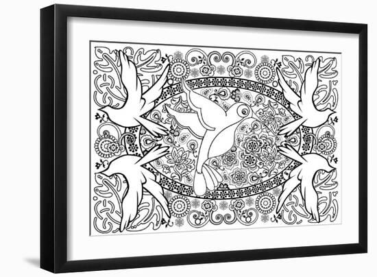 Birds-Art House Design-Framed Giclee Print