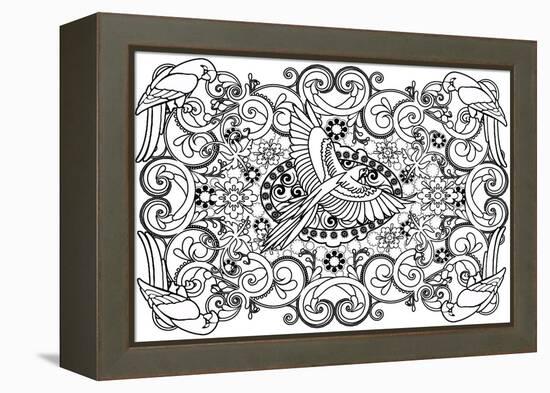 Birds-Art House Design-Framed Premier Image Canvas