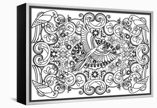 Birds-Art House Design-Framed Premier Image Canvas